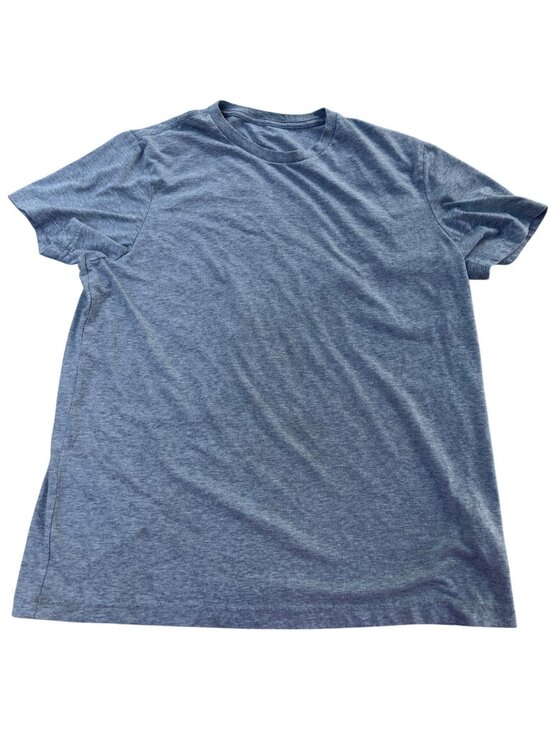George Other - George Heather Blue Mens XL Crewneck T-Shirt Soft Cotton Blend Casual Everyday
